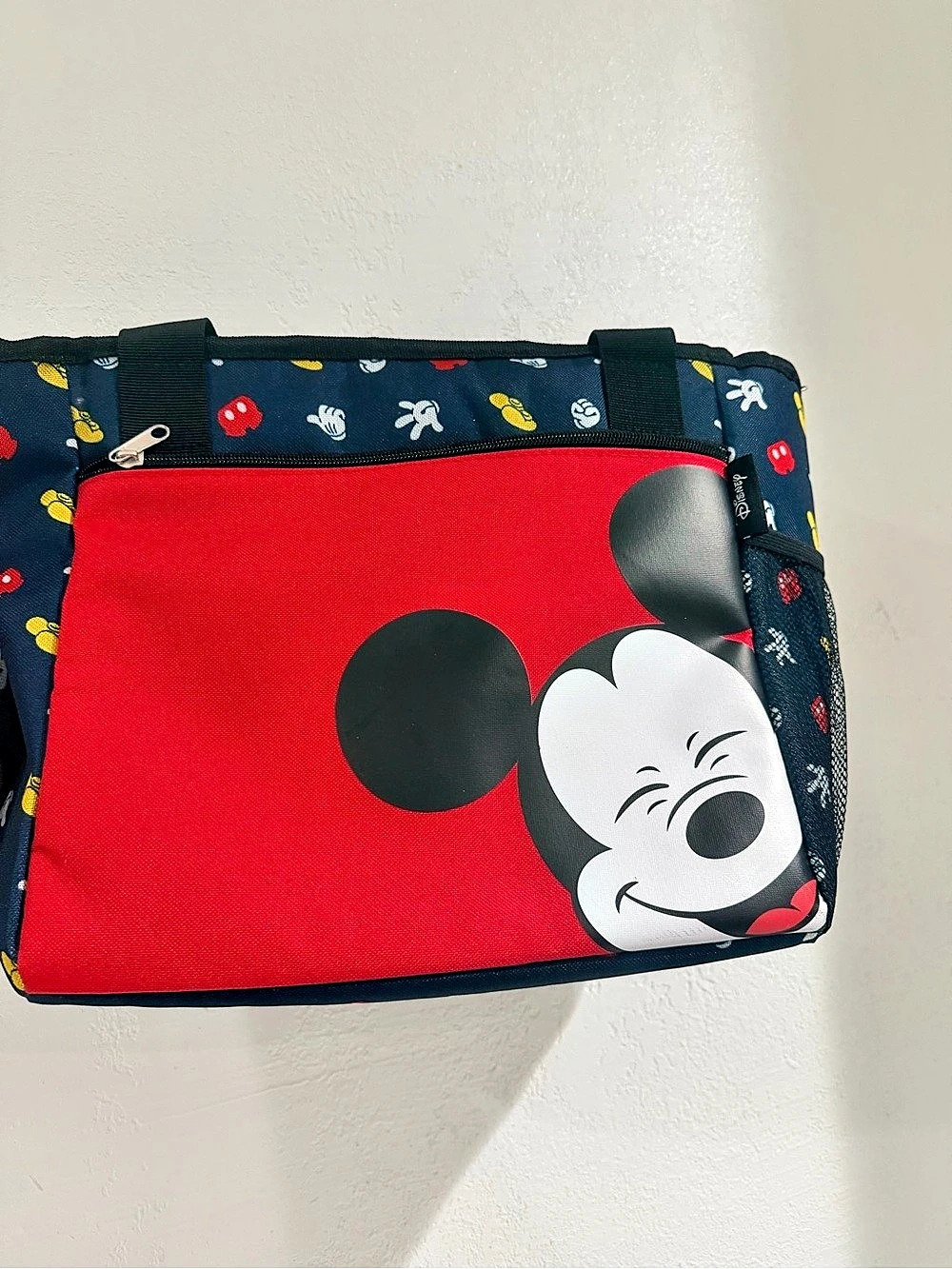 Disney Mickey Mouse Tote Bag Blue & Red